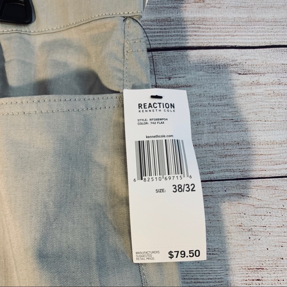 🆕 Kenneth Cole Reaction Indigo Stretch Slacks - Picture 5 of 7